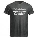Mörkgrå Volvo T-shirt På Sjunde Dagen
