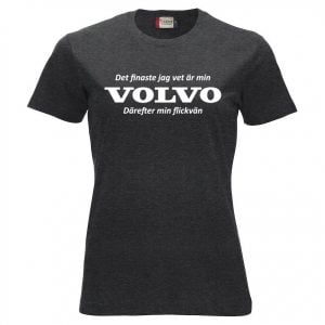 Mörkgrå Volvo T-shirt Det Finaste