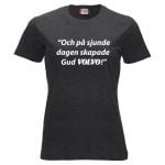 Mörkgrå Volvo T-shirt På Sjunde Dagen