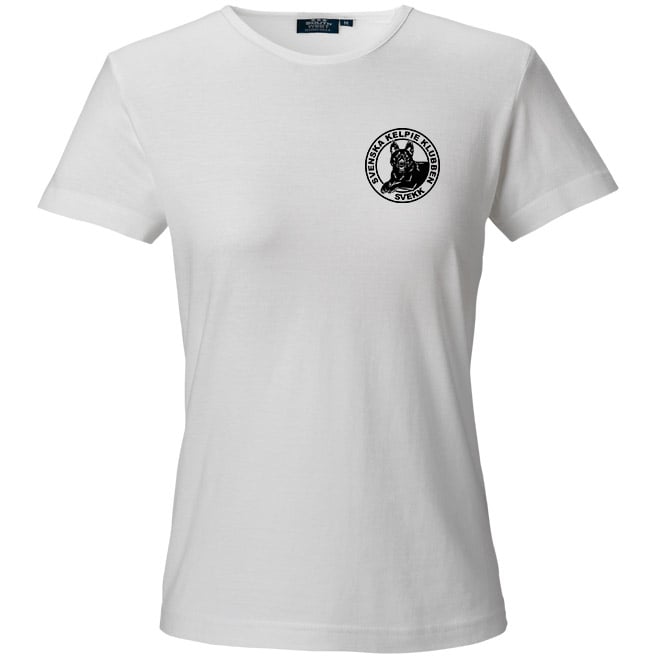 Svenska Kelpieklubben Vit T-shirt | Dam