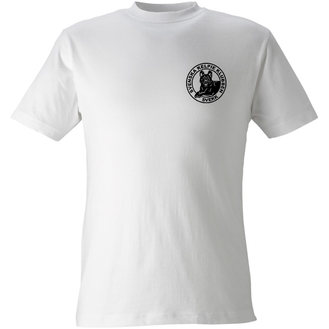 Svenska Kelpieklubben Vit T-shirt | Herr