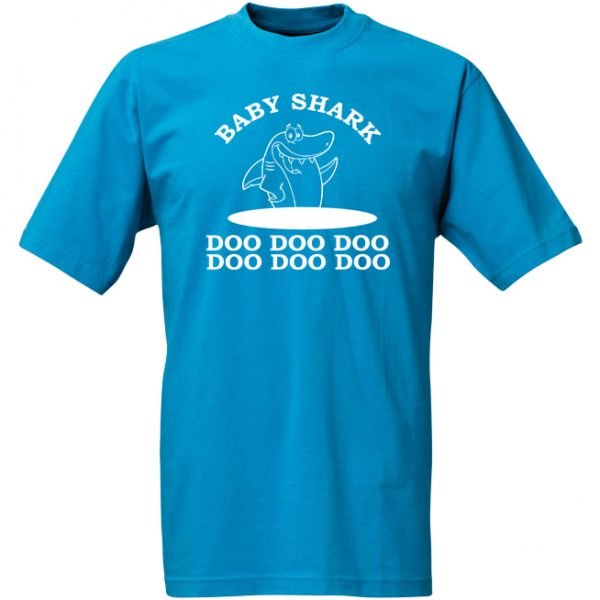 Blå T-shirt Baby Shark