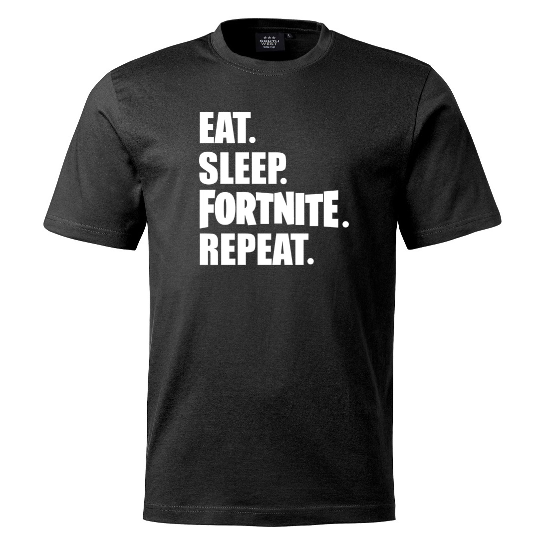 T-shirt Eat Sleep Fortnite | Herr