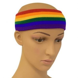 Regnbågspannband Pannband Regnbåge Pride