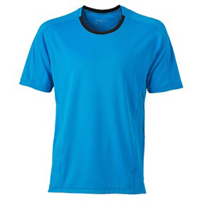 Blå/Svart Löpar T-shirt