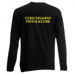 Ulricehamns Pistolklubb Svart Långärmad T-shirt Baksida