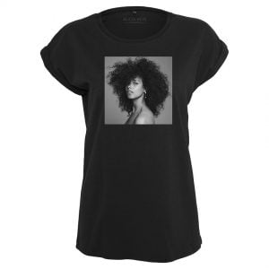 Svart T-shirt Alicia Keys Natural