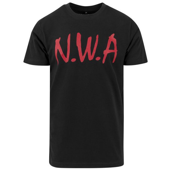 Svart T-shirt N.W.A Logo