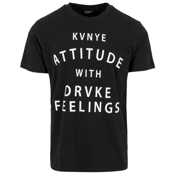 Svart T-shirt Attitude & Feelings