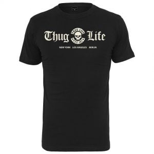 Svart T-shirt Thug Life Cities