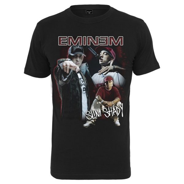 Svart T-shirt Eminem Slim Shady