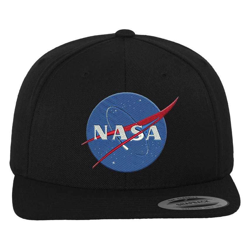 Svart Keps Snapback NASA Logo