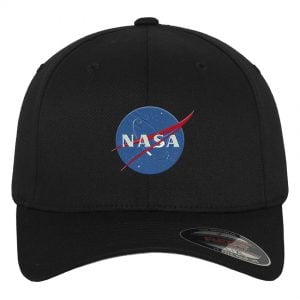 Svart Keps Flexfit NASA Logo