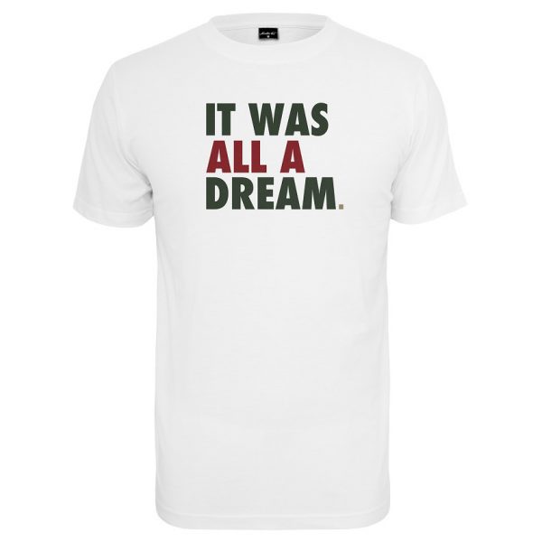 Vit T-shirt B.I.G. It Was All A Dream