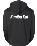 Kuniba Kai Svart Basic Hoodtröja Baksida