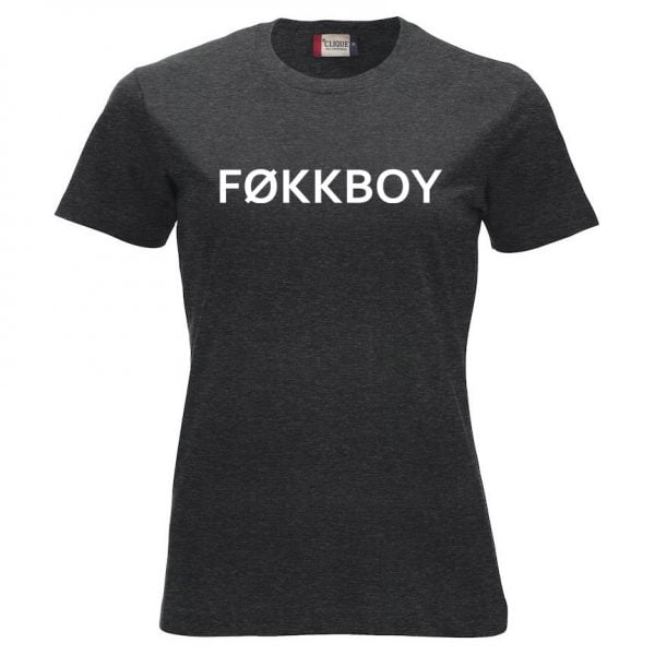 Mörkgrå T-shirt Føkkboy SKAM