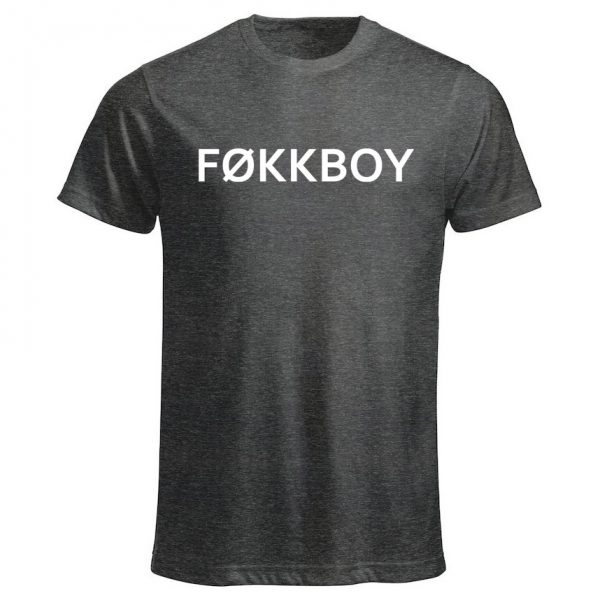 Mörkgrå T-shirt Føkkboy SKAM