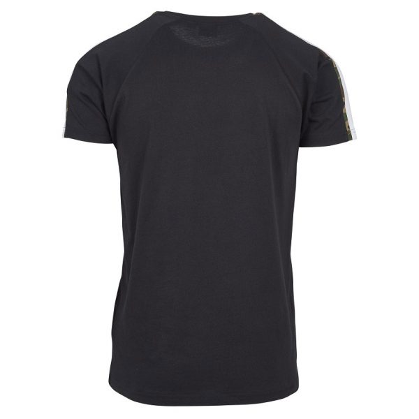Svart/Vit/Camo T-shirt Shoulder Stripe UC