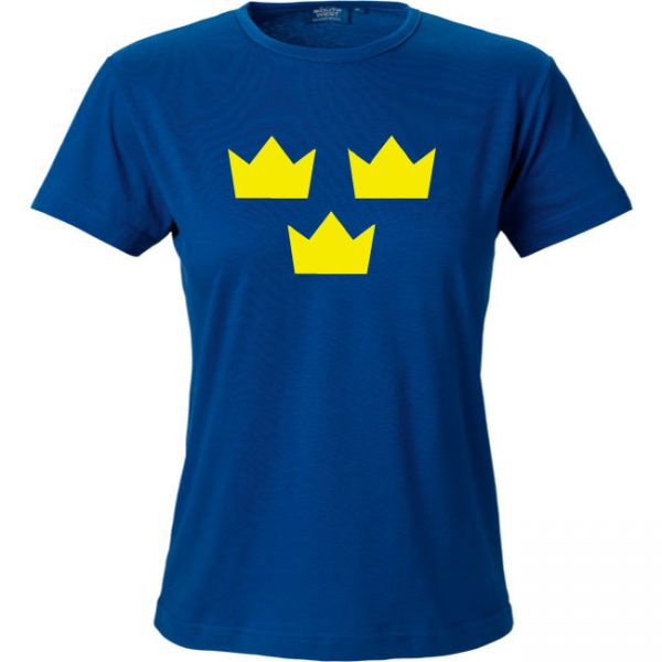 Blå Tre Kronor T-shirt