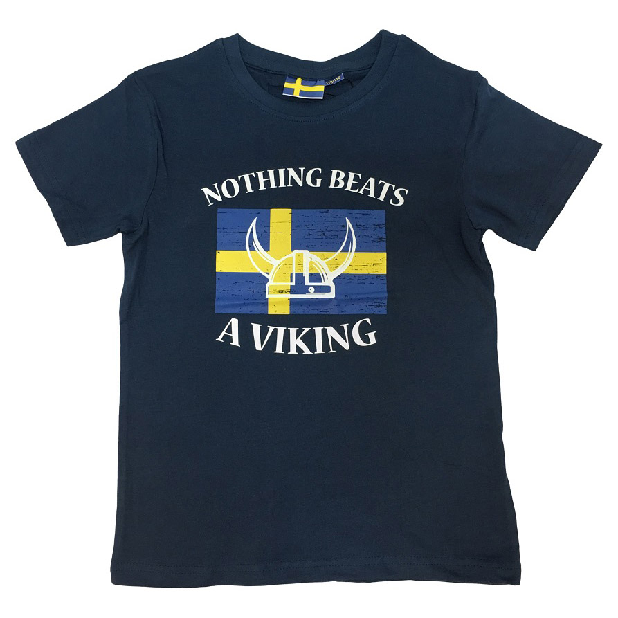 T-shirt Nothing Beats A Viking | Barn